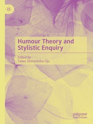 cover image of Humour Theory and Stylistic Enquiry